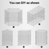 18-Pack Garden Fence Panels, 6FT Plant Cages with Stakes & Ties, Metal Wire Mesh Animal Barrier for Vegetables, Flowers Against Rabbits, Rodents - 2 of 4