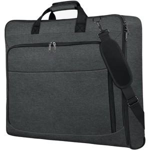 Waterproof Travel Garment Bag, Large Carry On Hanging Suit Luggage, Wrinkle-Free for Shirts Dresses - 1 of 4