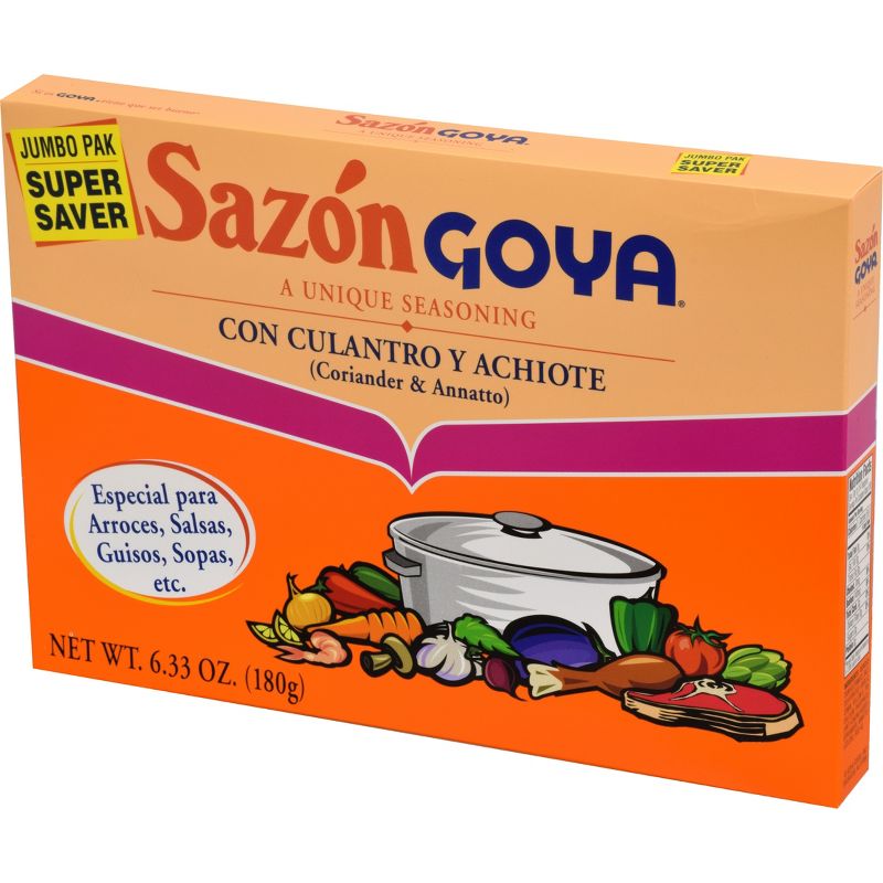 Sazon Goya Unique Seasoning with Coriander & Annatto - 6.33oz, 2 of 5