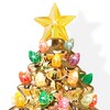 Casafield Ceramic Christmas Tree Night Light - Plug-in Vintage Christmas Decorative Night Light with # Bulbs and Star Topper - 3 of 4