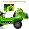 Ride On Dump Truck, 12V Ride On Car with Remote Control, Electric Dump Bed and Extra Shovel - 3 of 4