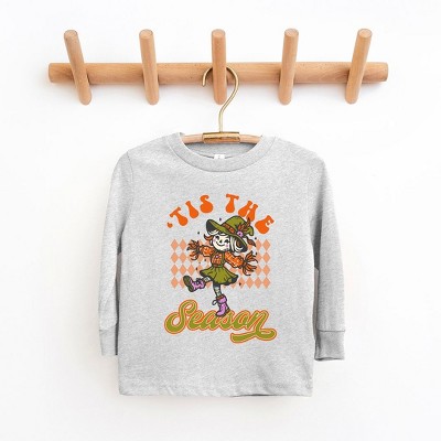 The Juniper Shop Tis The Season Scarecrow Toddler Long Sleeve Tee