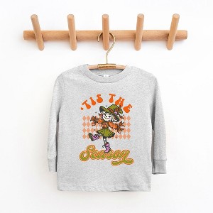 The Juniper Shop Tis The Season Scarecrow Toddler Long Sleeve Tee - 1 of 3