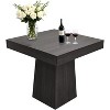 TackView Square Dining Table for 4-6, 31.5''Kitchen Table with Pedestal Base, Dinner Table for Small Space - 2 of 4