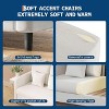 Coucheta Accent Chair Collection - Chenille Loveseat Reading Chairs, Tool-Free Setup, Comfy Arm Chairs for Living Room & Bedroom, Multiple Colors - 4 of 4