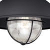 Vaxcel Harwich 1 - Light Flush Mount in  Textured Black - 3 of 4