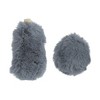 Unique Bargains 1 Set Fluffy Car Steering Wheel Cover Fit for 15" Soft Fluffy Handbrake Cover Gear Shift Boot Cover Universal Short Hair - 3 of 4