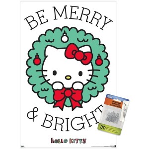 Trends International Hello Kitty: 17 Holiday - Be Merry & Bright Unframed Wall Poster Prints - 1 of 4