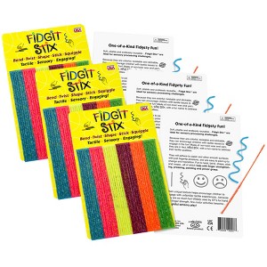 Wikki Stix® Fidgit Stix, 42 Per Pack, 3 Packs - 1 of 3