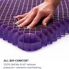 Purple Royal Seat Cushion with Breathable GelFlex Grid and Firm, Pressure-Relieving Support - 3 of 4