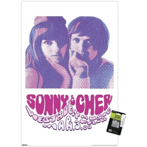Trends International Sonny and Cher - Westbury Music Fair Unframed Wall Poster Prints - 1 of 4