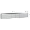 vidaXL Garden Raised Bed Silver Galvanized Steel 63 x 31.5 x 30.3 in - 189" x 31.5" x 30.3" - 4 of 4