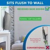 Mount-It! Motorized Fireplace TV Wall Mount, Electric TV Mount w/ Height Adjustable Drop Down Arms For Mantel Installation, Fits 65 - 80 Inch Screens - 4 of 4