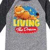Boys' - Garfield - Living The Dream Raglan Graphic T-Shirt - 2 of 4