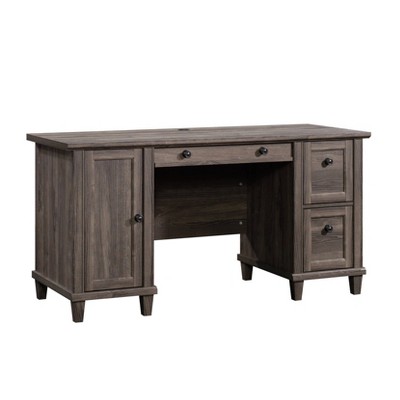 Hammond Computer Desk With Drawers Emery Oak - Sauder: Laminated ...