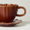 5oz Scalloped Stoneware Espresso Cup - Hearth & Hand™ with Magnolia - 3 of 3