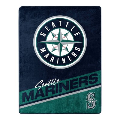 MLB Seattle Mariners 46&#34;x60&#34; Spirited Silk Touch Throw Blanket_0