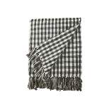 carol & frank 50" x 60" Gingham Check Throw Blanket Collection