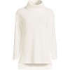 Lands' End Women's Long Sleeve Waffle Cowl Neck Tunic - 3 of 3