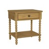 NicBex 1 Drawer Nightstand Modern Bedside Table with Open Storage End Table for Bedroom, Living Room, Study - 2 of 4