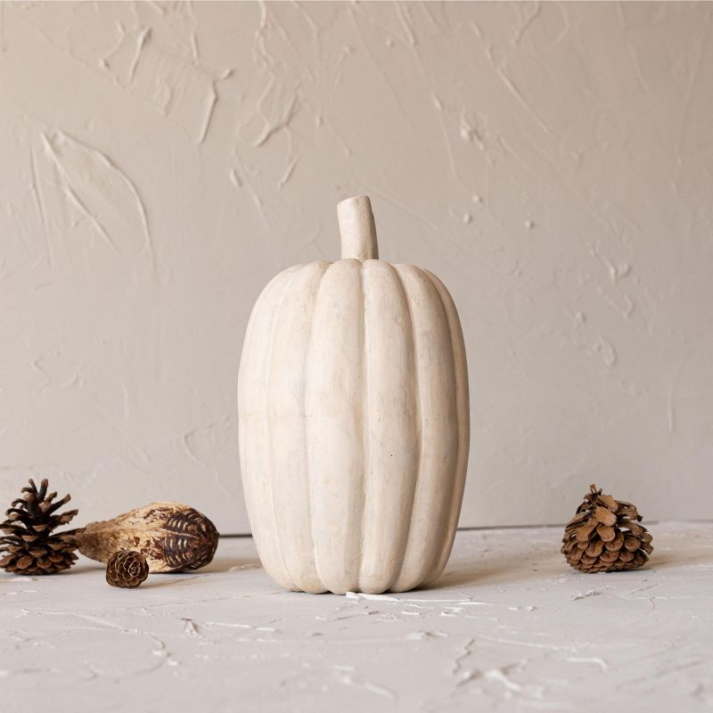 Decorative Paper Mache Pumpkin by Foreside Home & Garden, 2 of 7