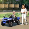 Infans 12V 2 Seater Ride On UTV Dump Truck Remote w/ Electric Dump Bed & Shovel - 3 of 4