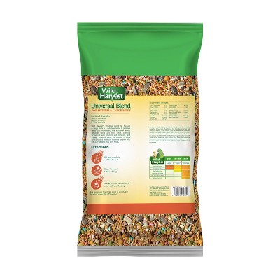Universal Blend Fortified Nutrition Bird Seed for Medium & Large Birds - 10lb