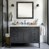 Amanti Art Odin Antique Bronze Non-Beveled Wood Framed Bathroom Vanity Wall Mirror - 4 of 4