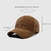 Anna-Kaci Women's Herringbone Baseball Cap with Bow Accent and Curved Brim - 2 of 2