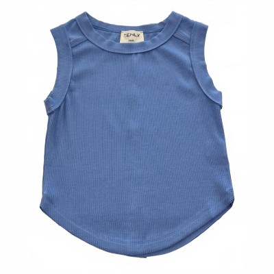 Girl Rayon Rib Tank - Tenly