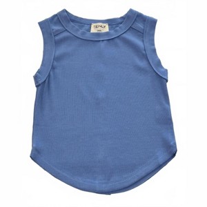 Girl Rayon Rib Tank - Tenly - 1 of 2