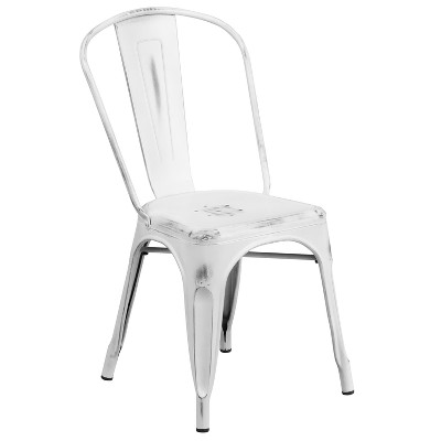 white metal chairs target