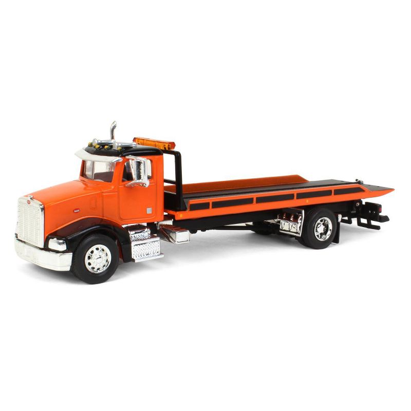 Spec Cast 1/64 Orange and Black Peterbilt 385 Rollback, Exclusive Limited Edition, 1 of 300 35766, 1 of 6