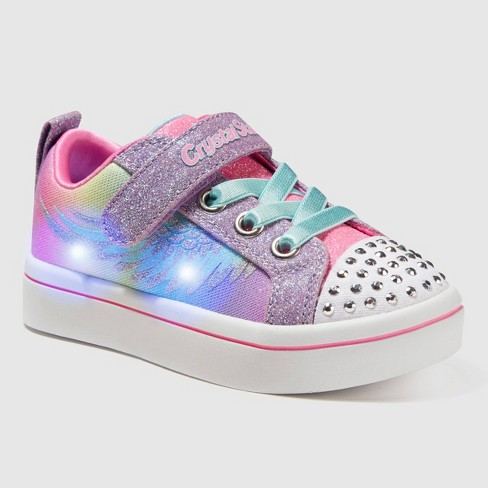 hek elegant nep S Sport By Skechers Toddler Girls' Gratta Rainbow Print Performance  Sneakers - 8t : Target
