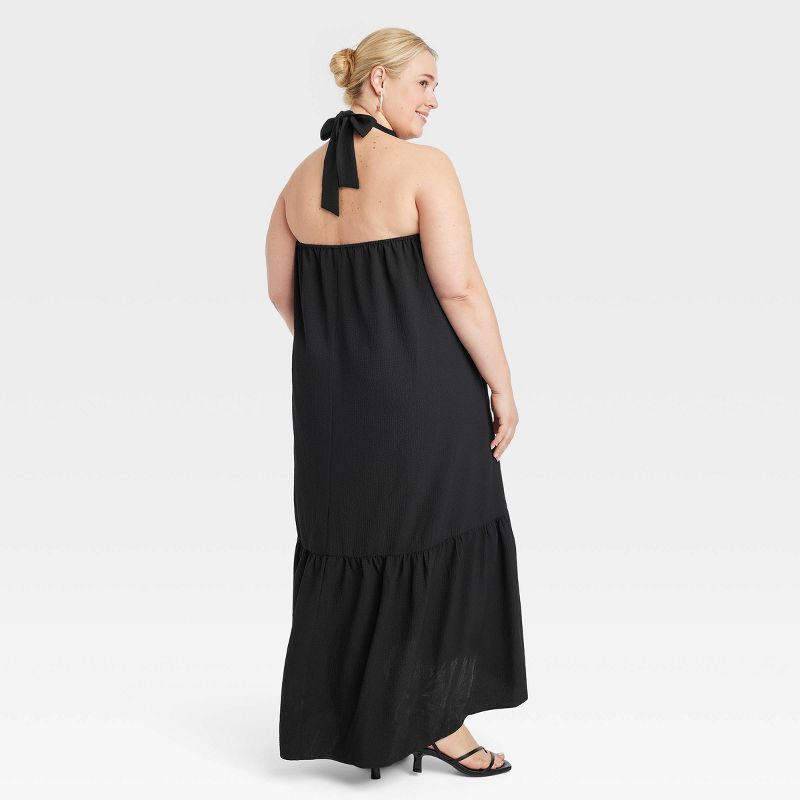 Women's Halter Hi-Lo Midi Dress - A New Day™, 3 of 5
