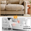 107" Chenille L-Shaped Modular Sectional Sofa with Ottoman - 4 of 4