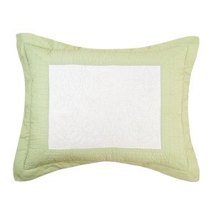 C&F Home 20" x 26" Sage Garden Quilted Cotton Standard Sham - Machine Washable - 1 of 3