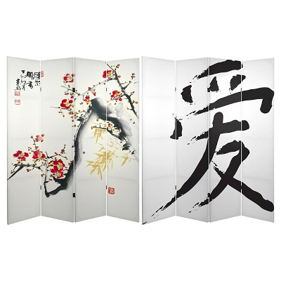 Japanese Cherry Blossom Room Divider - Oriental Furniture