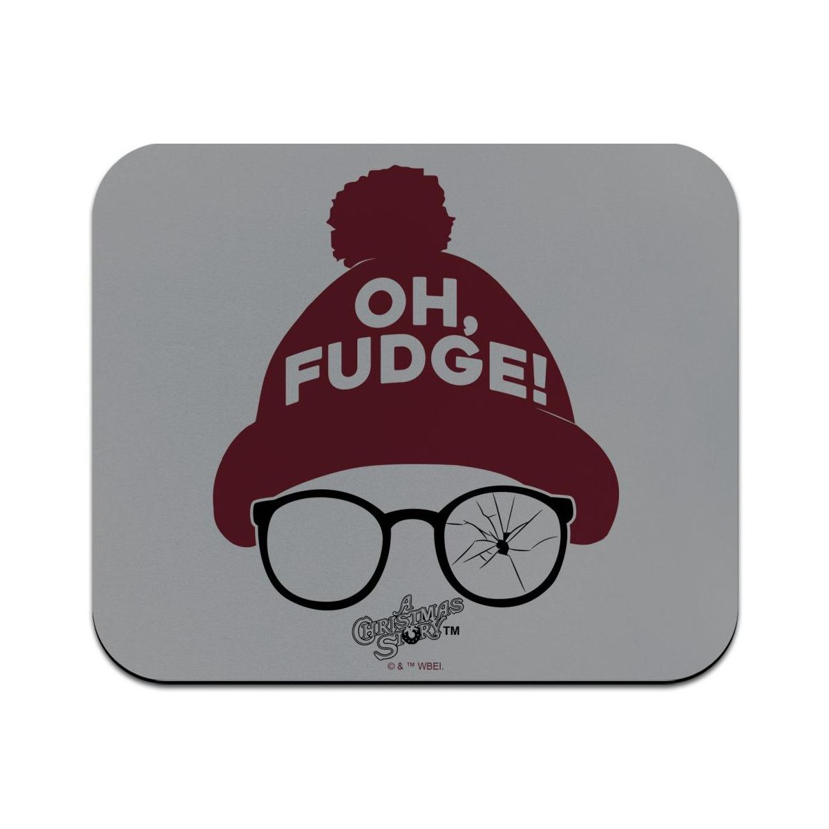 A Christmas Story Oh Fudge Low Profile Thin Mouse Pad Mousepad