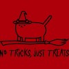 Junior's Design By Humans Halloween cat By SPOODEMOON T-Shirt - 2 of 2