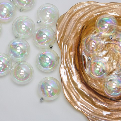 Iridescent Ball Ornament 8 - Pack of 2