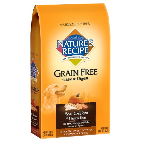 Nature S Recipe Grain Free Chicken Sweet Potato Pumpkin Recipe Adult Dry Dog Food Target