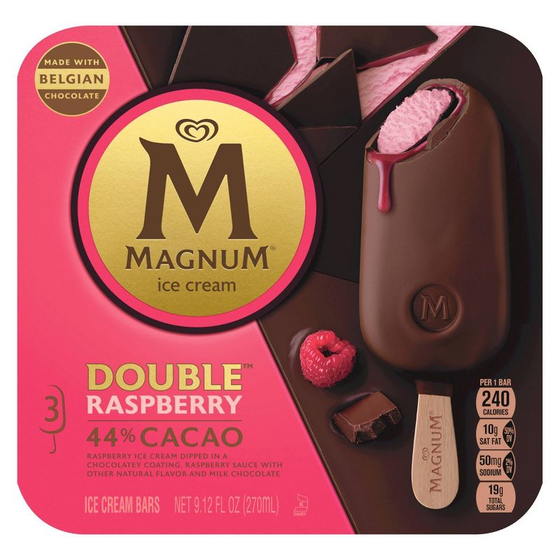 Magnum Double Raspberry Ice Cream Bars - 3ct, 3 of 10