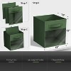 Sorbus 13 Inch 6 Pack Collapsible Fabric Storage Bins with Clear Window - for Organizing Clothes, Toys, Books, Shelves, Closets & more - 3 of 4