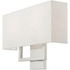 Livex Lighting Pierson 2 - Light Wall Light in  Brushed Nickel - 3 of 4