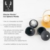 Viski Ice Mold, Sphere Shaped Ice Cupe Maker, Large Ice Cube for Cocktails, DIY, Bath Bombs, and Chocolates, 2 Inch, Black - 2 of 4