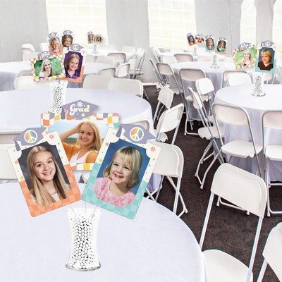 Hippie Groove Grad 4x6 Photo Display Centerpiece Kit - 15 Pieces