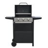 LOVMOR Propane Grill 3 Burner Barbecue Grill Stainless Steel Gas Grill - 2 of 4