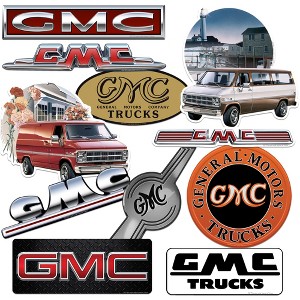 GMC Vinyl Large Deluxe Stickers Variety Pack of 11 - 1 of 4