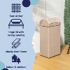happimess Darla All-Weather Wicker/Metal Swing Top Hideaway Outdoor Trash Can - 2 of 4